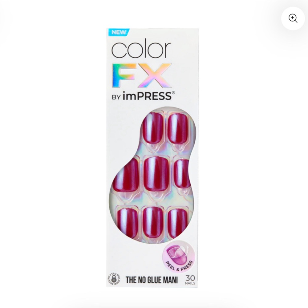 Brand New Color FX Impress Nails short square